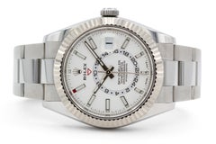 2020 Rolex Sky-Dweller Stainless Steel White Dial 42mm Oyster Box Papers 326934
