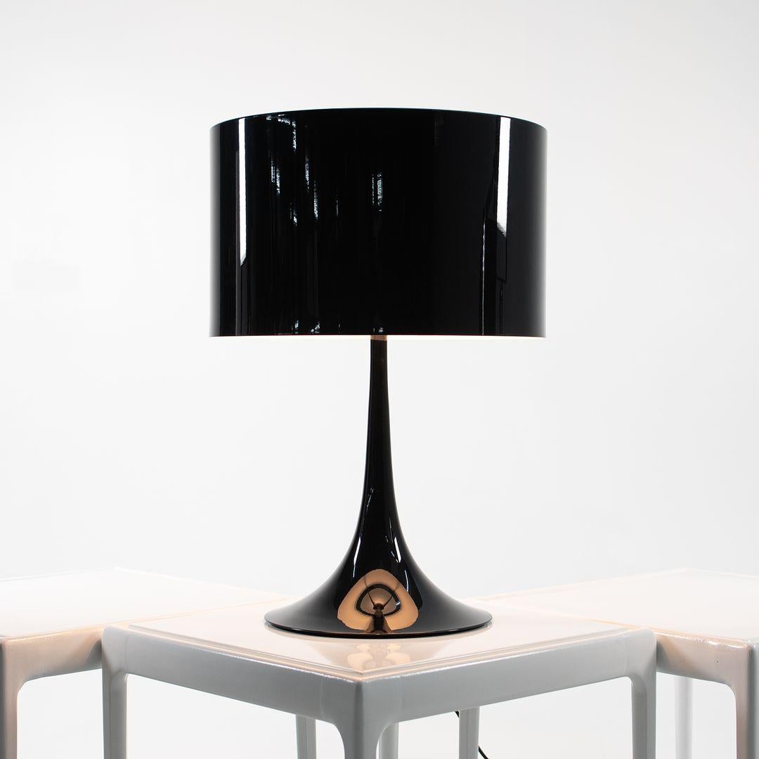 2020 Spun Light T1 Table Lamp Shiny / Gloss Black by Sebastian Wrong for Flos For Sale 1
