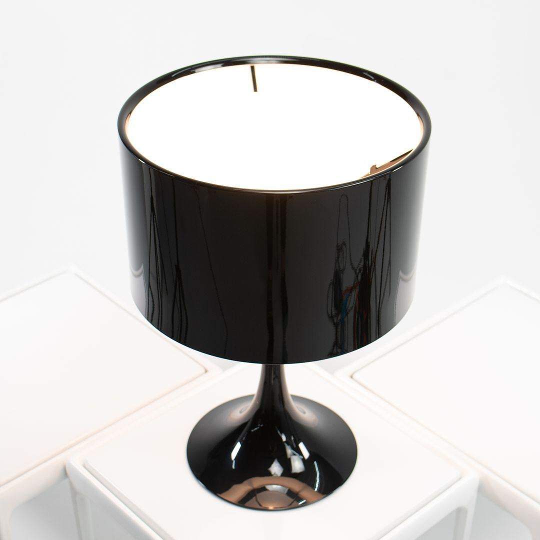 2020 Spun Light T1 Table Lamp Shiny / Gloss Black by Sebastian Wrong for Flos For Sale 2