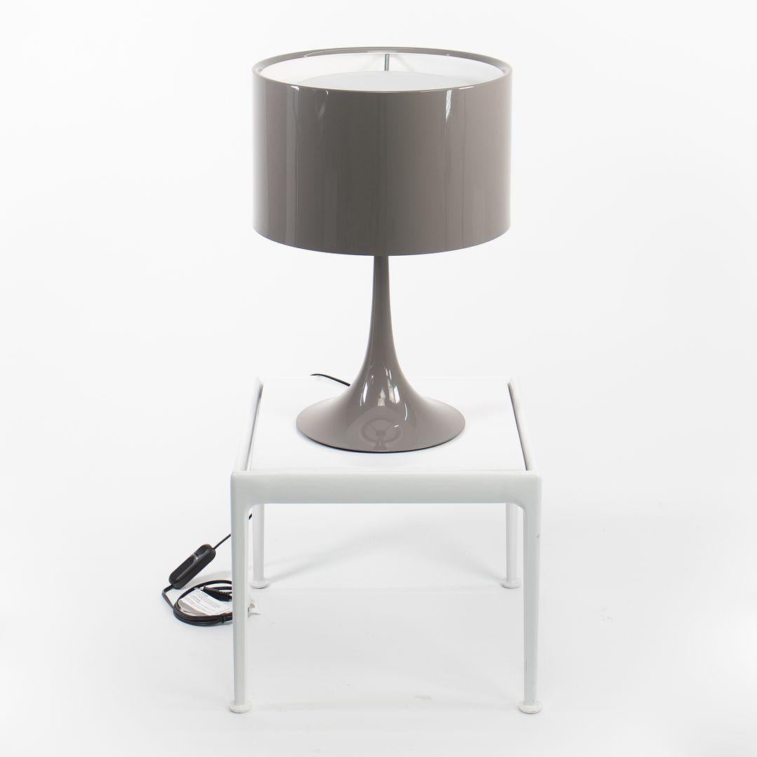 Contemporary 2020 Spun Table Lamp T1 Halogen Mud by Sebastian Wrong for Flos 2x Available For Sale