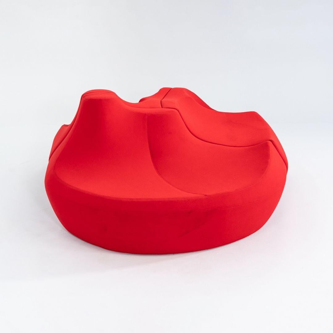 Canapé trois pièces Toshiyuki Kita pour Moroso Saruyama Island en tissu rouge 2020 Bon état - En vente à Philadelphia, PA