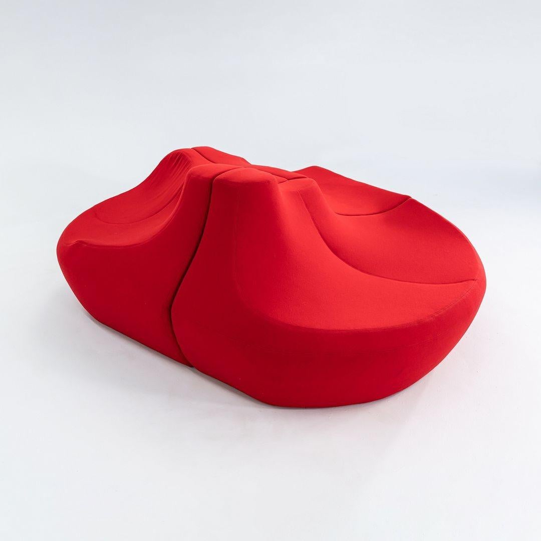 XXIe siècle et contemporain Canapé trois pièces Toshiyuki Kita pour Moroso Saruyama Island en tissu rouge 2020 en vente