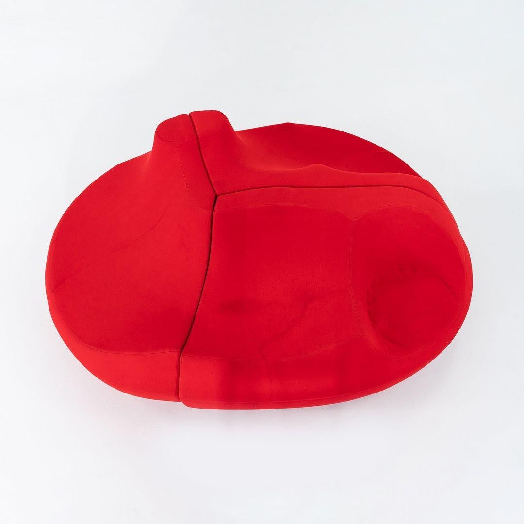 Canapé trois pièces Toshiyuki Kita pour Moroso Saruyama Island en tissu rouge 2020 en vente 1