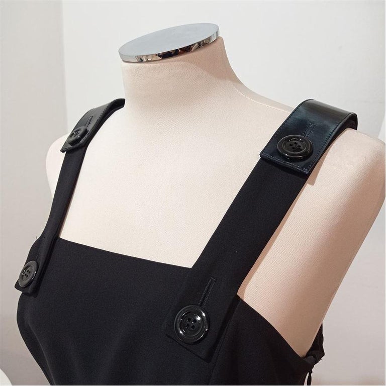 2020 Versace Black Dress IT 40 (US 4/6) For Sale at 1stDibs | versace baby  carrier