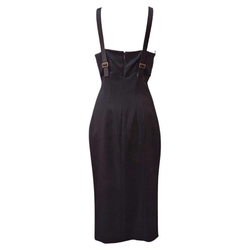2020 Versace Black Dress IT 40 (US 4/6) For Sale