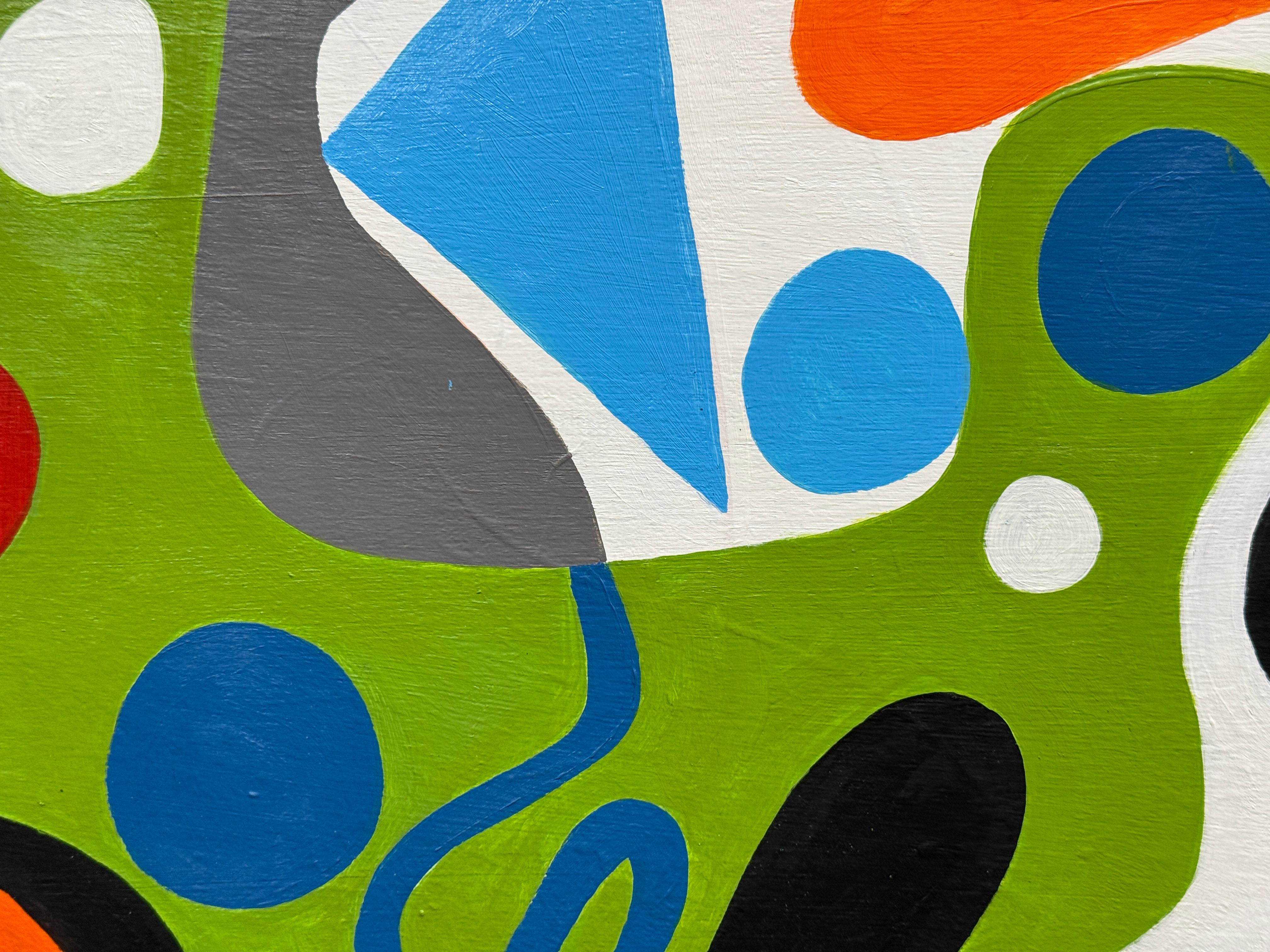 2020 Vibrant Abstract by Noted Palm Springs Artist Gary Janis For Sale 4