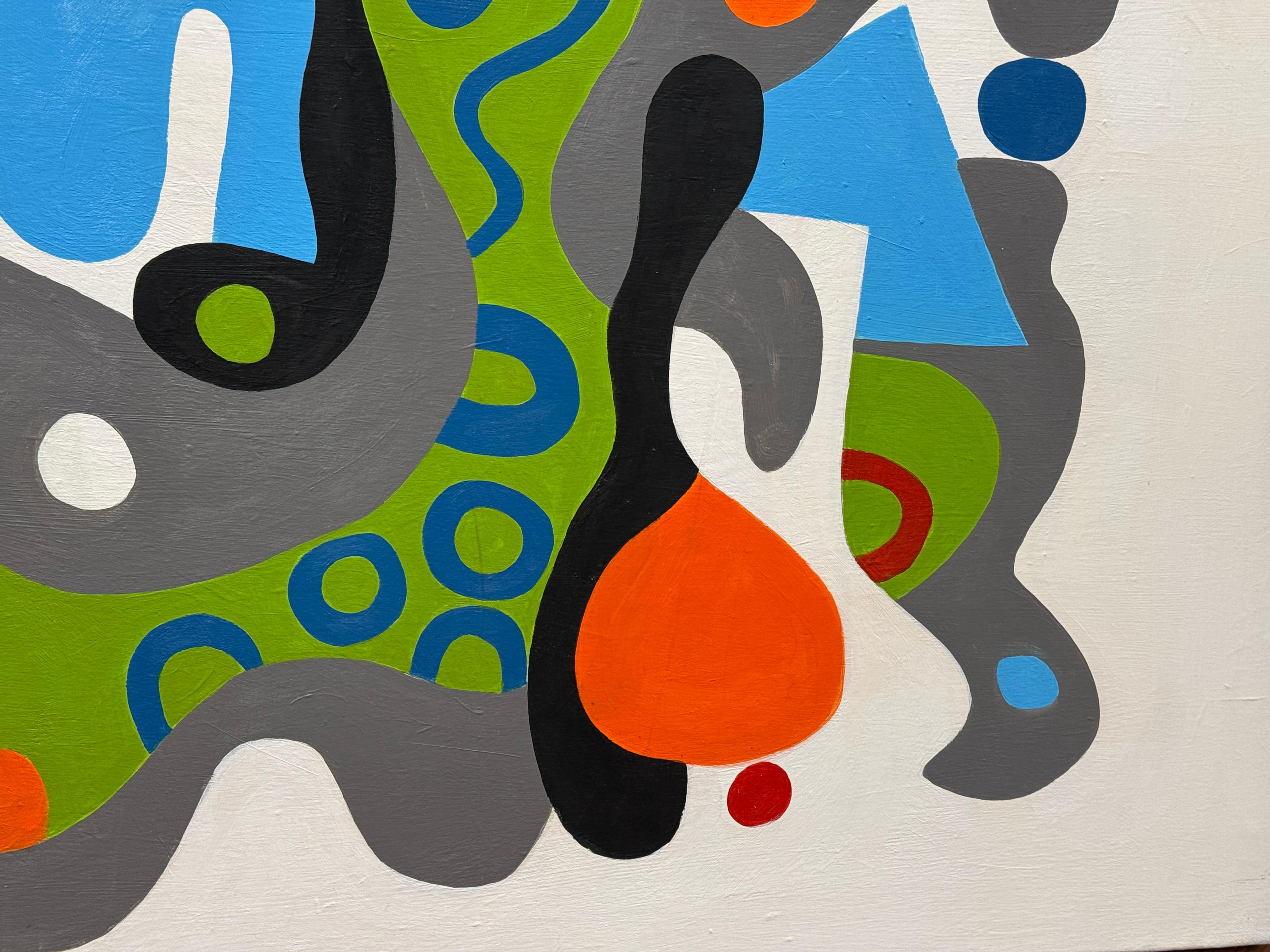 American 2020 Vibrant Abstract by Noted Palm Springs Artist Gary Janis For Sale