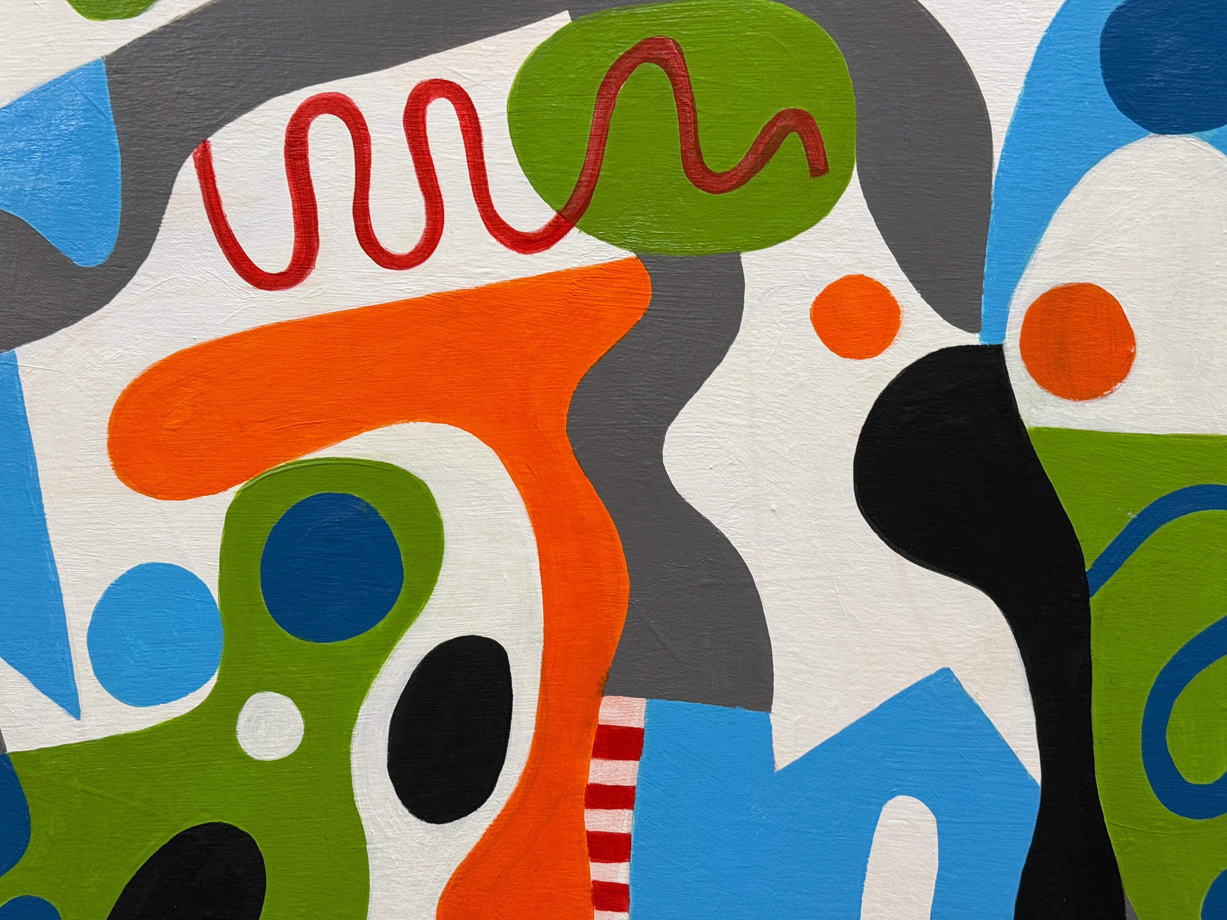 2020 Vibrant Abstract by Noted Palm Springs Artist Gary Janis For Sale 2