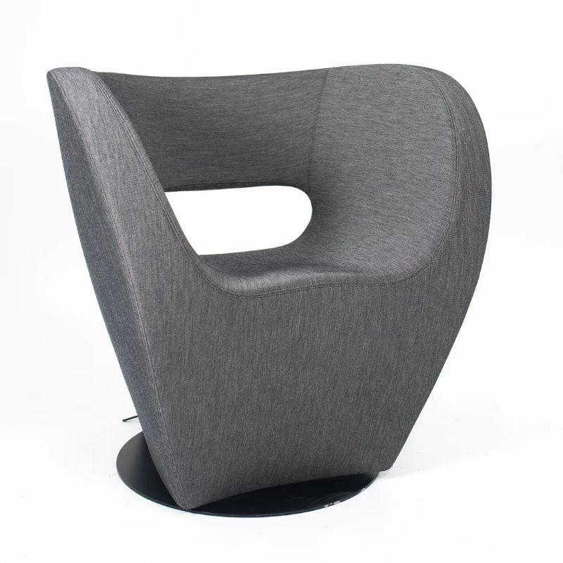 2020 Victoria & Albert Easy Chair by Ron Arad for Moroso in Grey Kvadrat Fabric For Sale 4