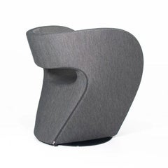 2020 Victoria & Albert Easy Chair by Ron Arad for Moroso in Grey Kvadrat Fabric