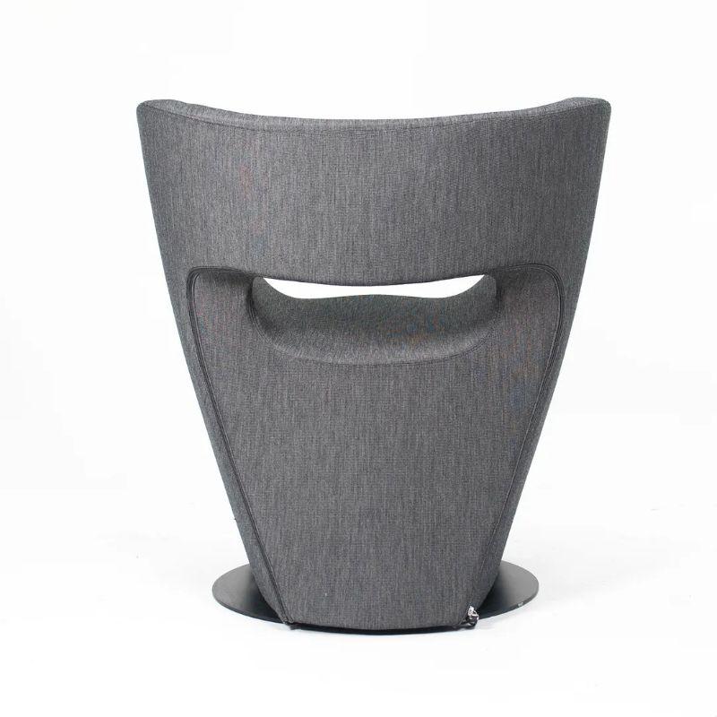 Moderne Fauteuil Victoria & Albert 2020 de Ron Arad pour Moroso en tissu gris Kvadrat en vente