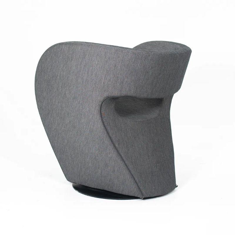Modern 2020 Victoria & Albert Easy Chair by Ron Arad for Moroso in Grey Kvadrat Fabric For Sale