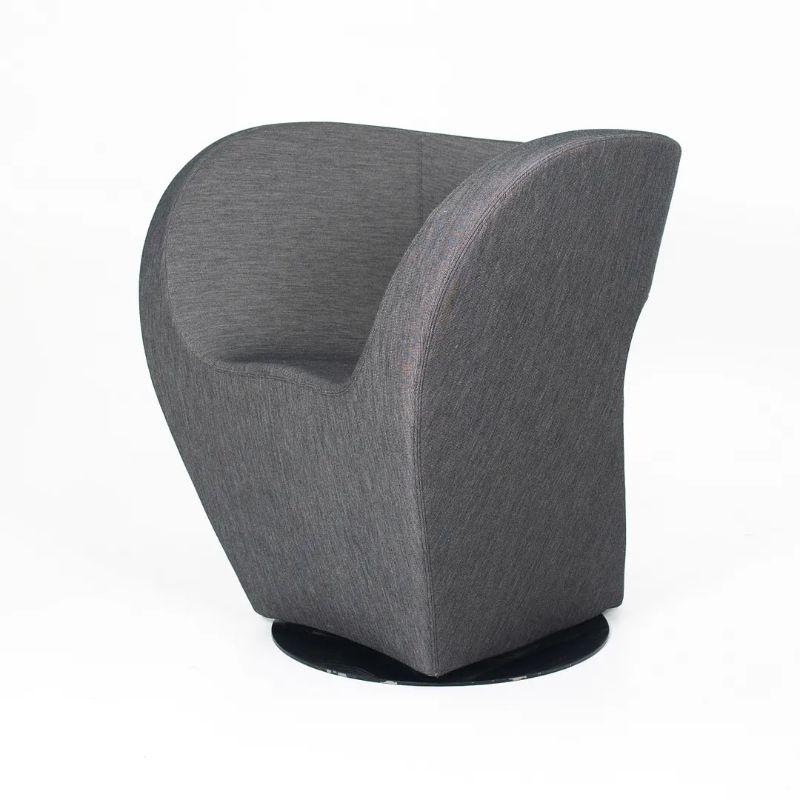 2020 Victoria & Albert Easy Chair by Ron Arad for Moroso in Grey Kvadrat Fabric For Sale 1