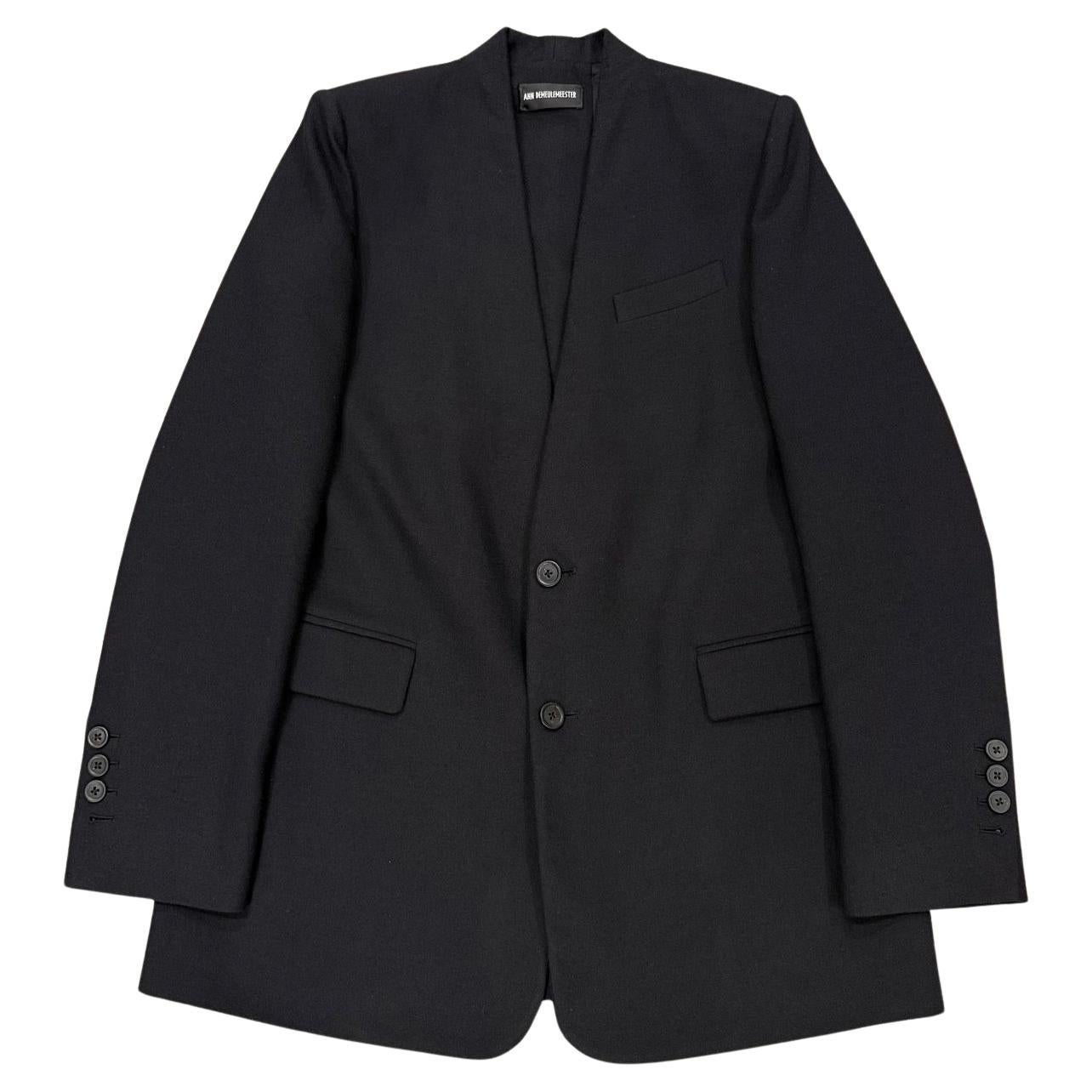 2020s Ann Demeulemeester collarless blazer jacket