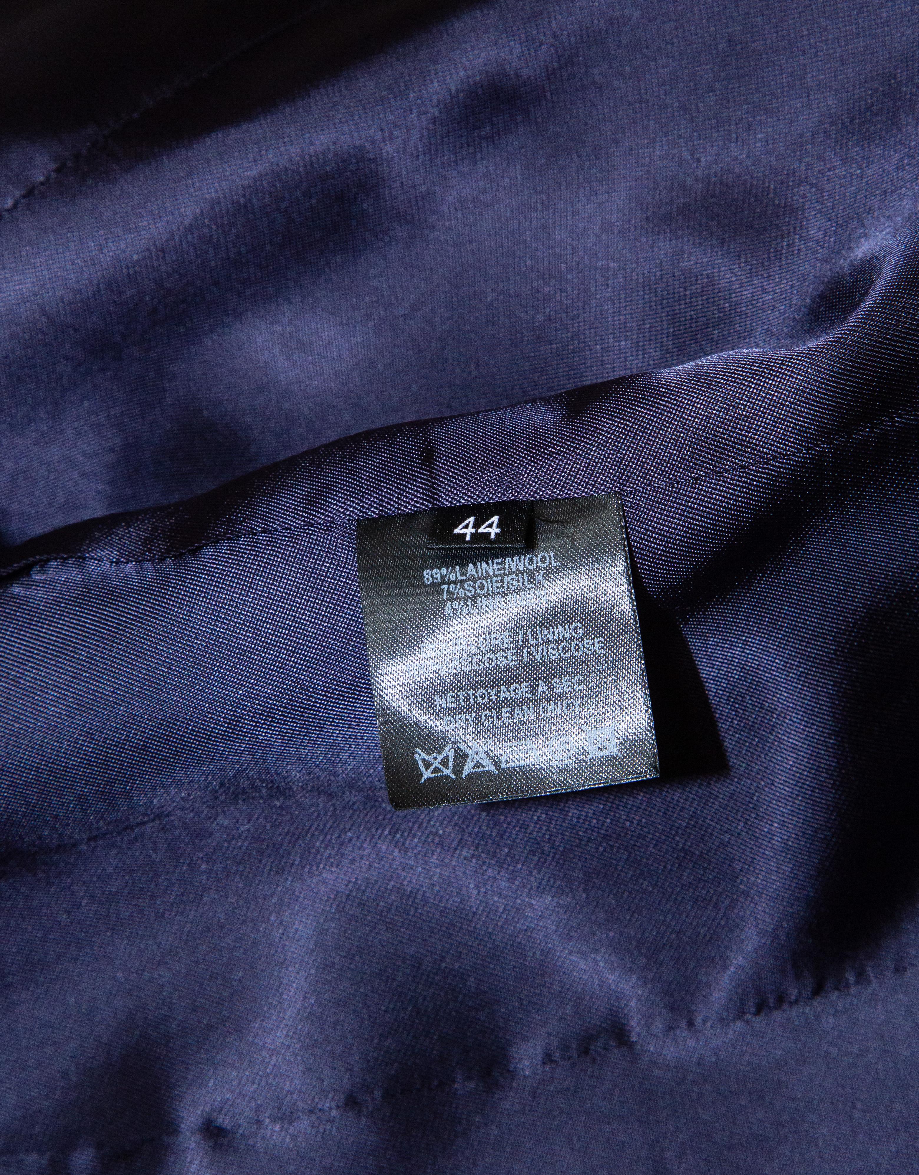 2020s Veste à carreaux en laine et soie Barbara Bui Taille IT 44 Fit IT 44 en vente 4