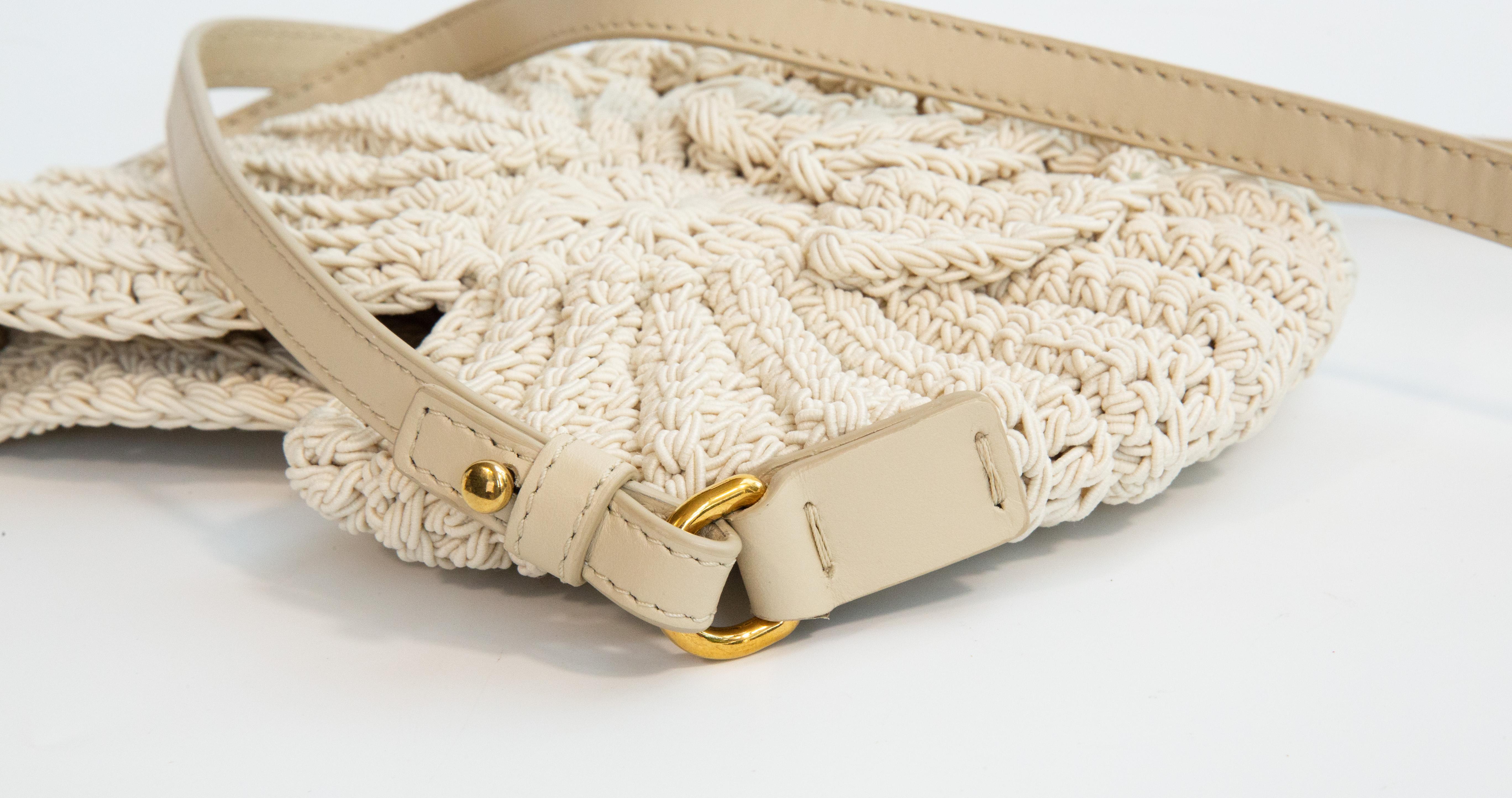 2020s Chloe Sea Treasure's Crocheted Crossbody Bag For Sale 5
