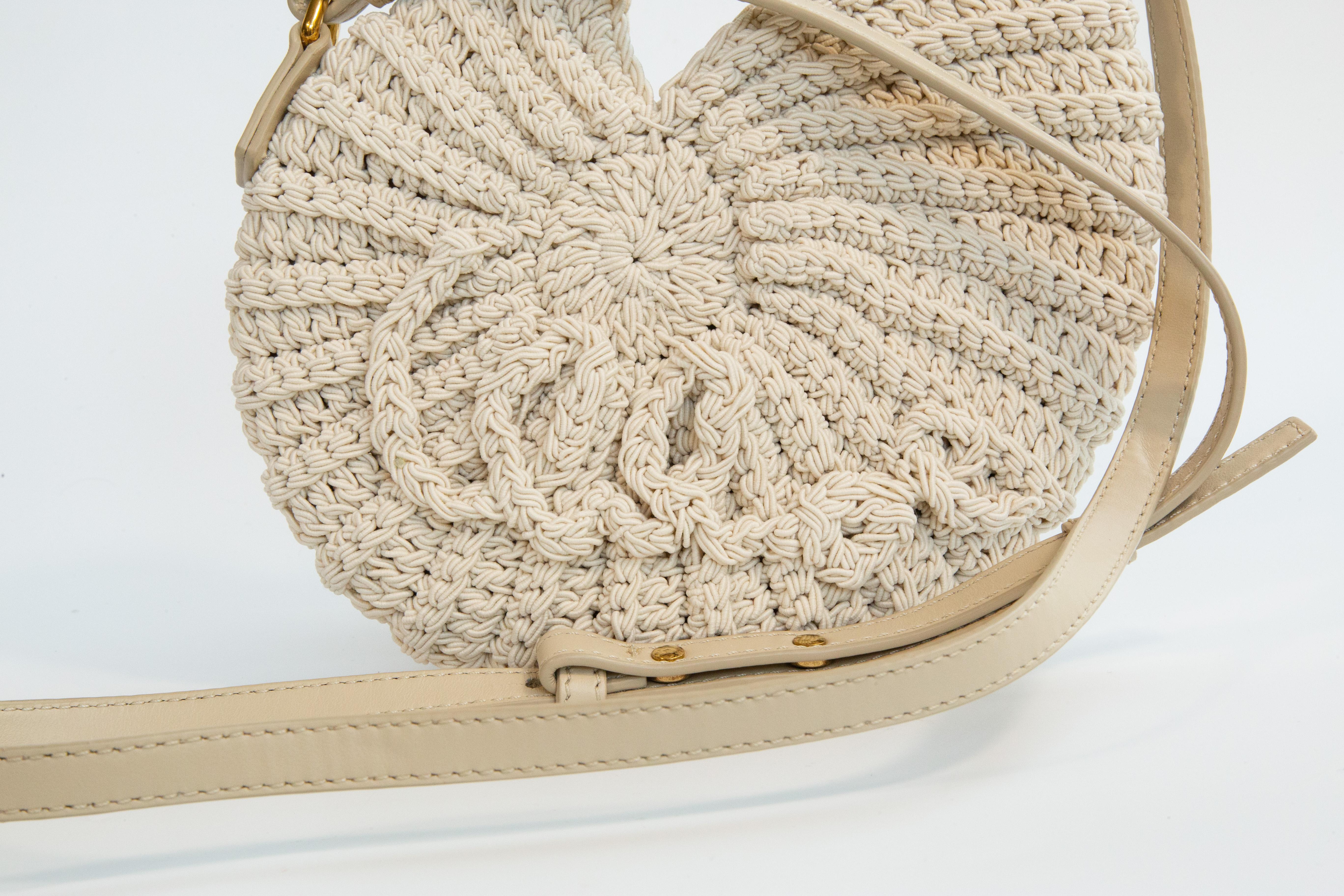 Women's or Men's 2020s Chloe Sea Treasure's Crocheted Crossbody Bag For Sale