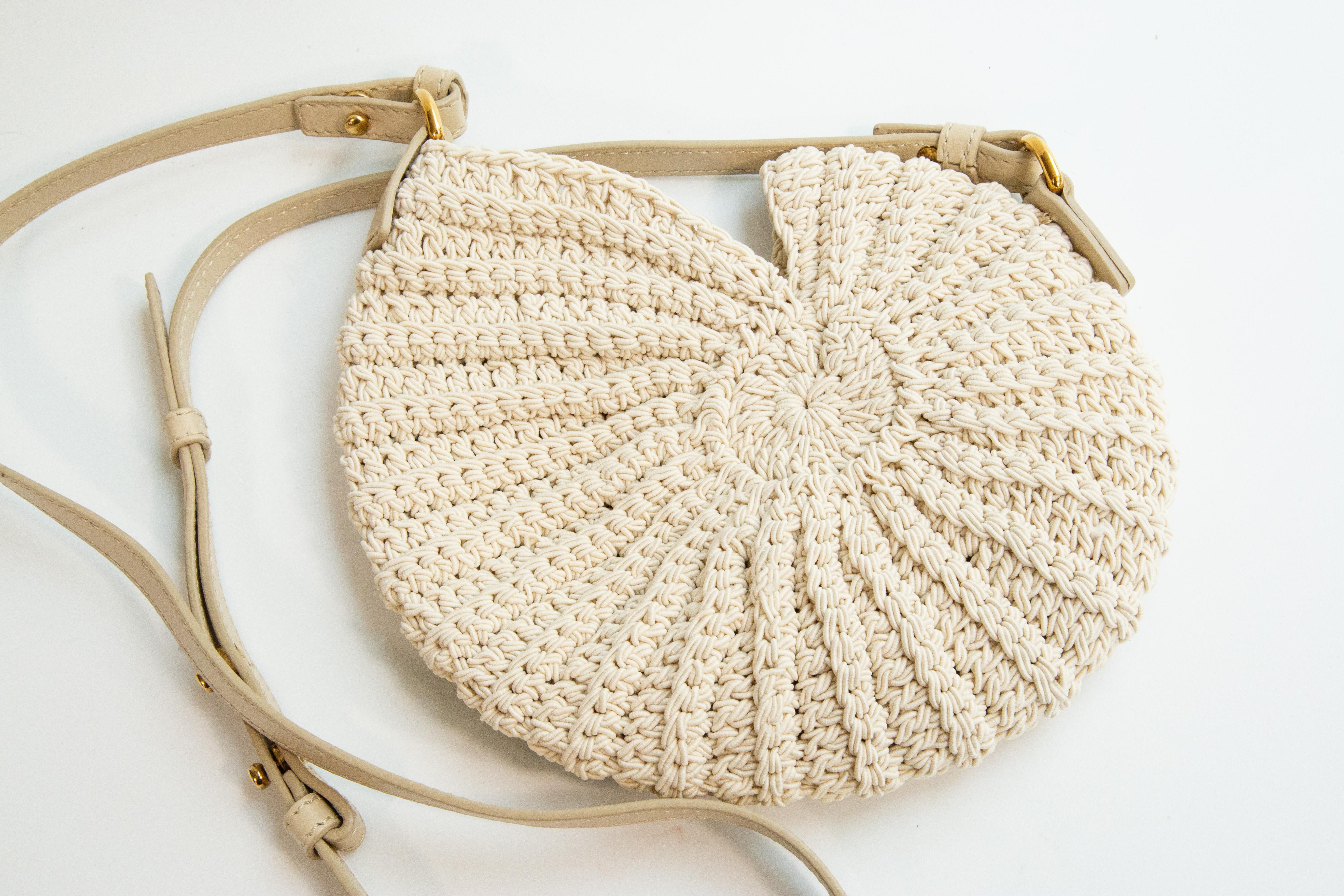 2020s Chloe Sea Treasure's Crocheted Crossbody Bag For Sale 2