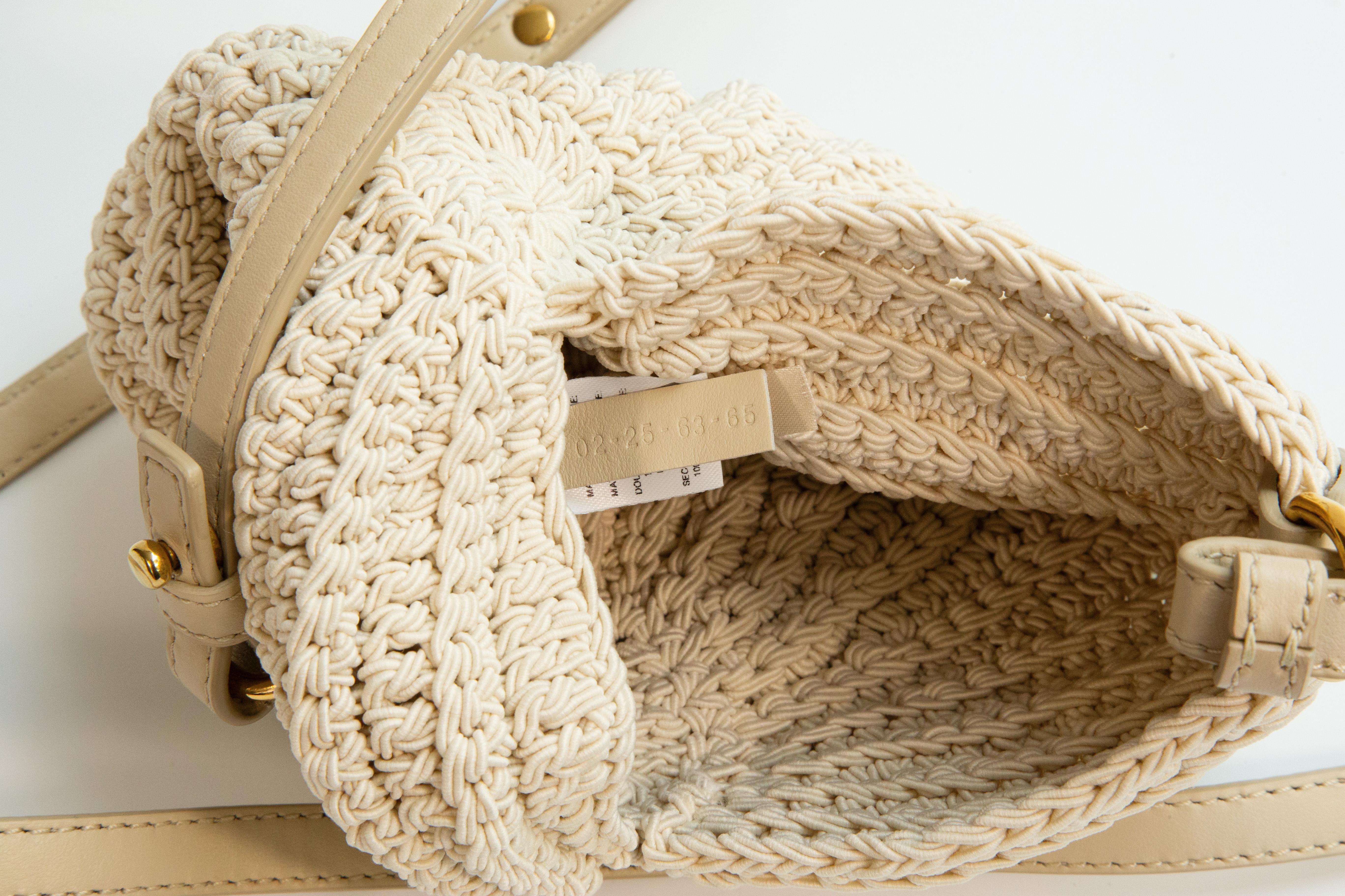 2020s Chloe Sea Treasure's Crocheted Crossbody Bag For Sale 4