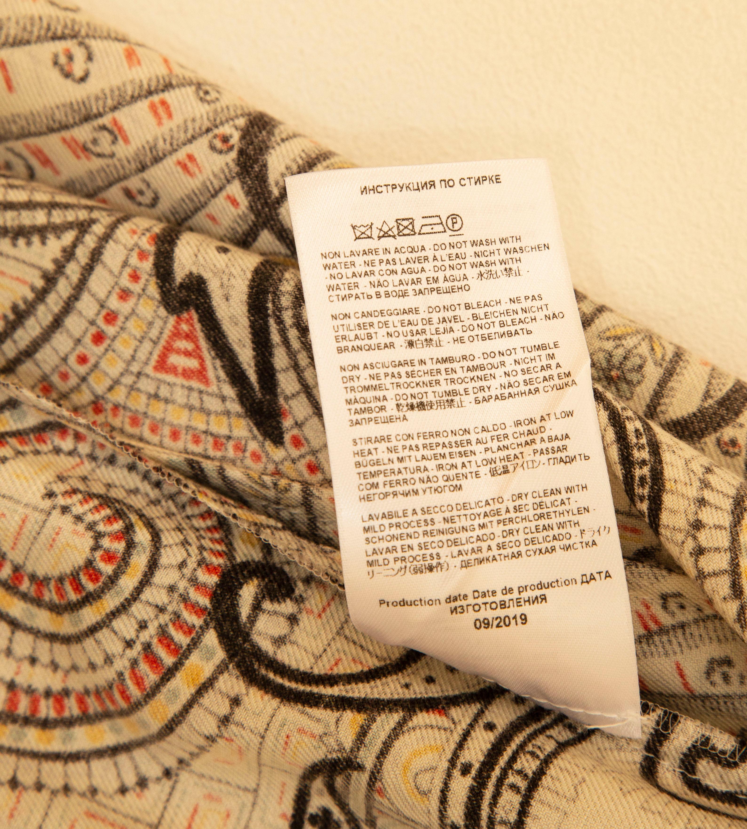 Robe mi-longue en laine et soie ETRO des années 2020 Taille IT 44 en vente 3