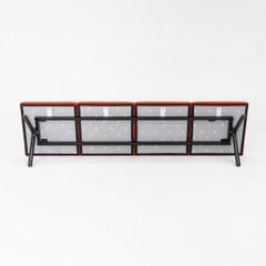 2020s Ichiro Iwasaki for Arper Four Seat Kiik Bench in Orange Fabric