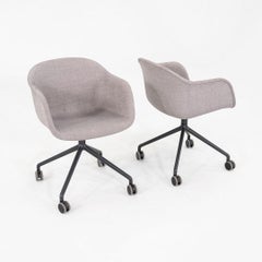 2020s Iskos-Berlin para Muuto Silla de escritorio giratoria de fibra en tejido gris 8x Disponible