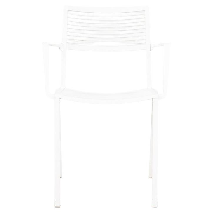 2020s Janus et Cie Easy Stackable Armchair in White 13x Available For Sale