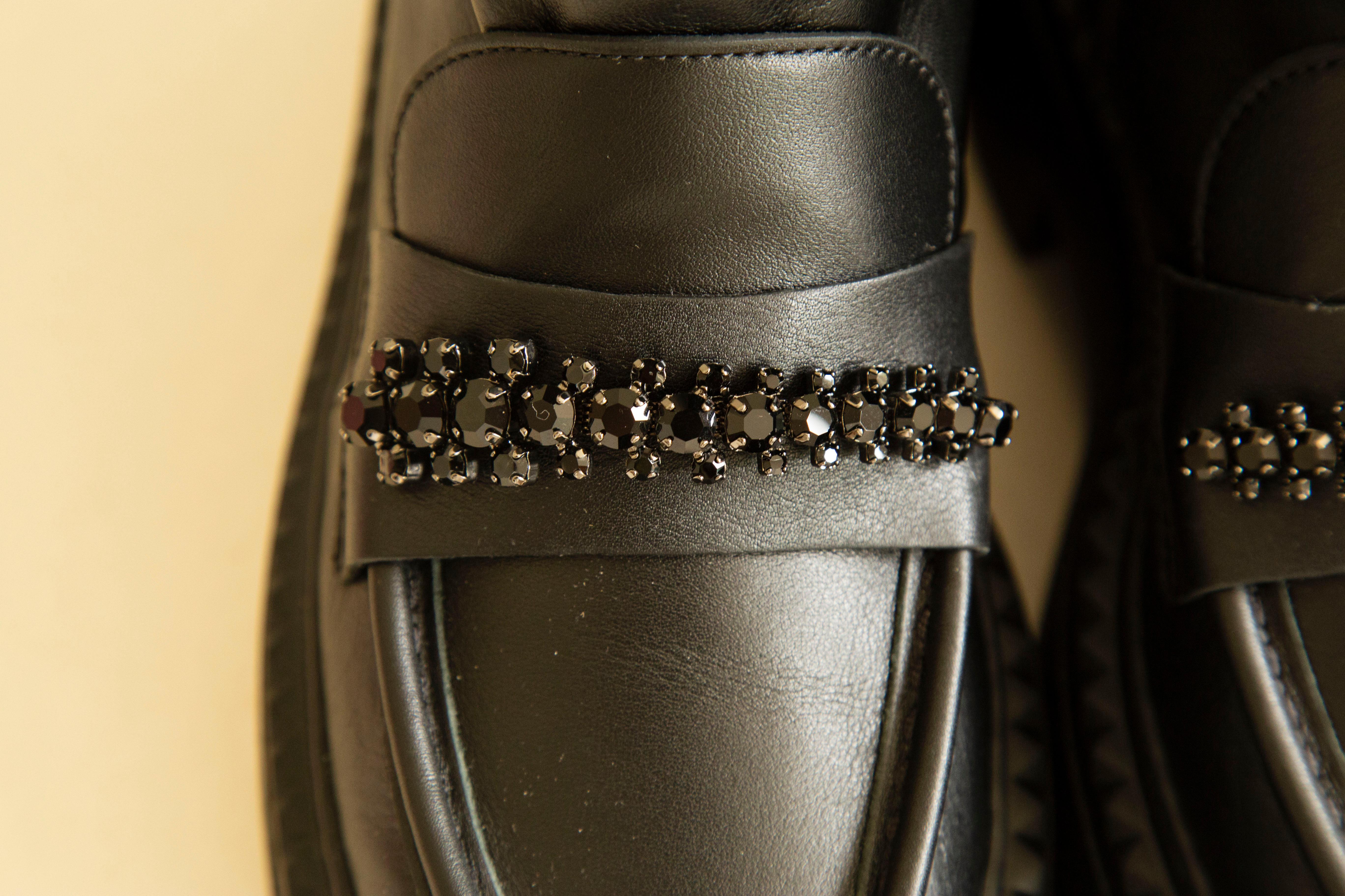 2020s Jimmy Choo Botines de piel negra en venta 6