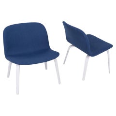 2020s Mika Tolvanen Muuto Visu Lounge Chair, Blue Fabric (6x)