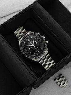 2020s Omega Speedmaster 310.30.40.50.06.002 Steel Black Dial Manual 39.7mm