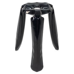 2020s Oskar Zieta for Zieta Plopp Counter Stool in Black 8x Available