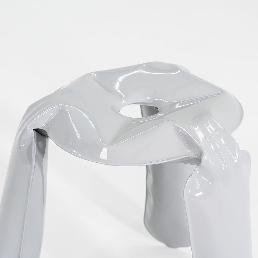 2020s Oskar Zieta para Zieta Plopp Taburete bajo en gris 10x Disponible en venta 3