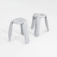 2020s Oskar Zieta for Zieta Plopp Low Stool in Grey 9x Available