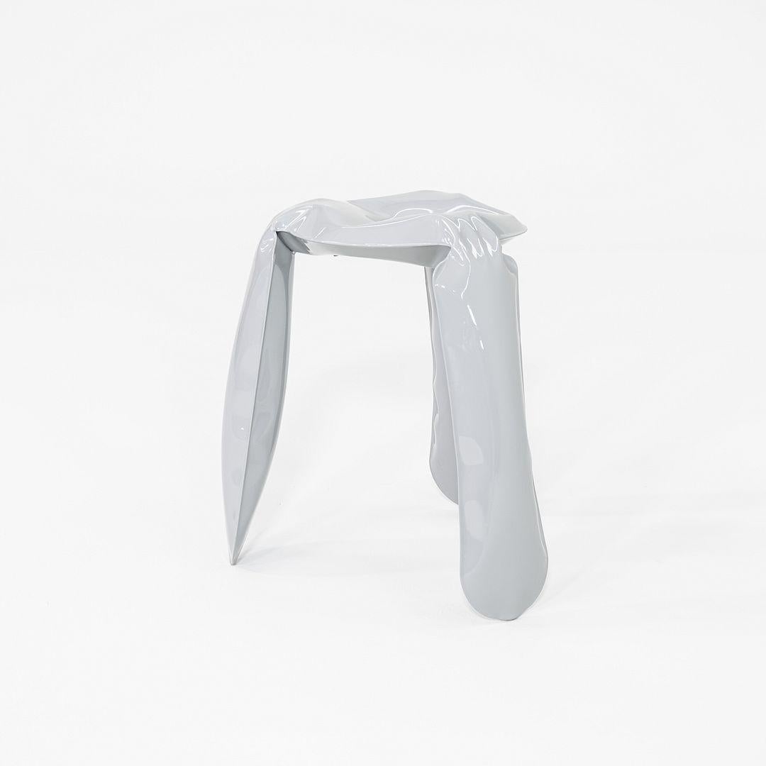 2020s Oskar Zieta para Zieta Plopp Taburete bajo en gris 10x Disponible en Bueno estado para la venta en Philadelphia, PA