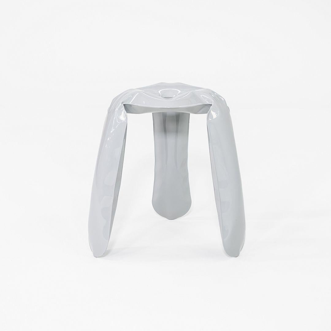 2020s Oskar Zieta para Zieta Plopp Taburete bajo en gris 10x Disponible en venta 1