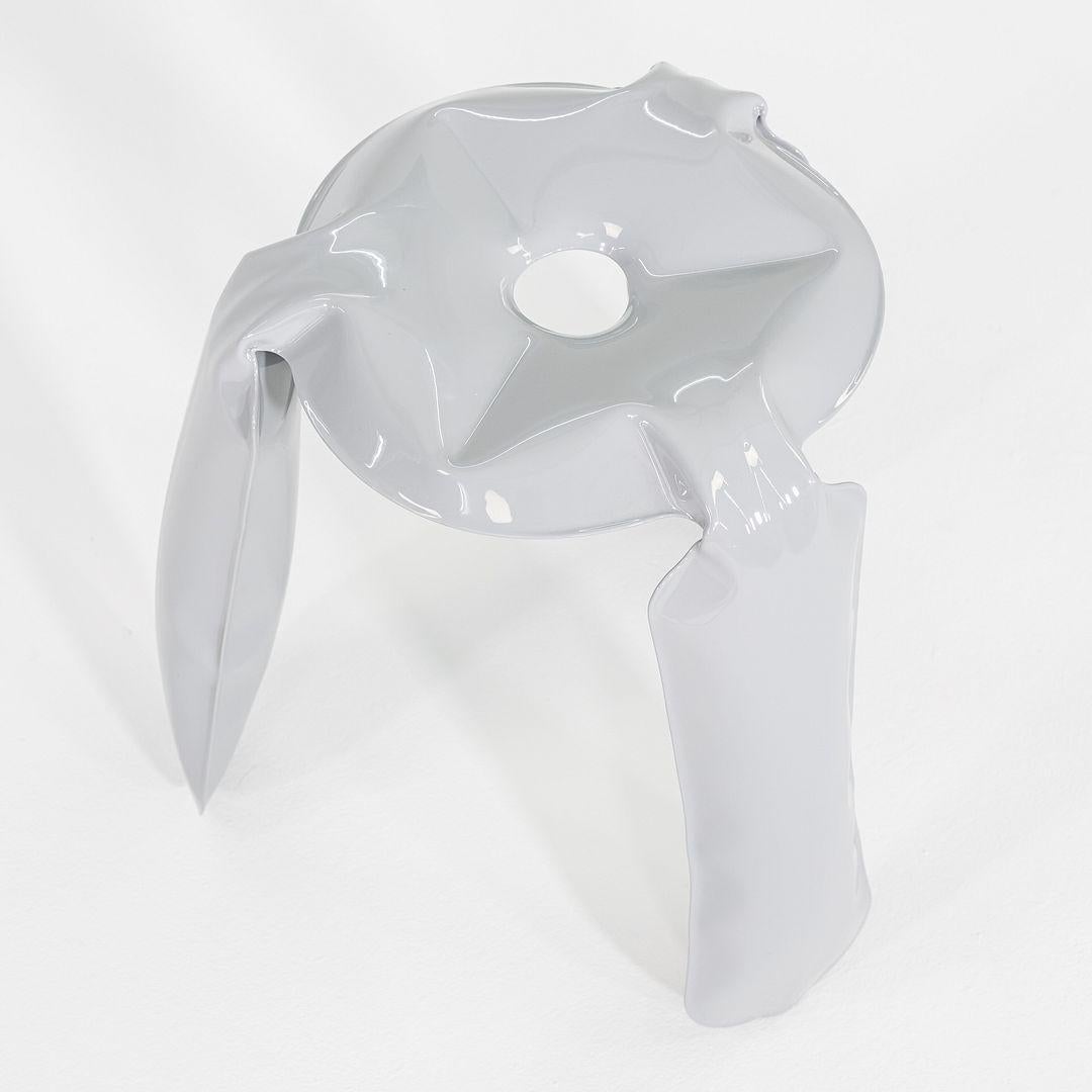 2020s Oskar Zieta para Zieta Plopp Taburete bajo en gris 10x Disponible en venta 2