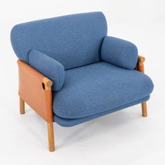 Paire de fauteuils club en tissu Monica Forster for Jorgensen Savannah des années 2020
