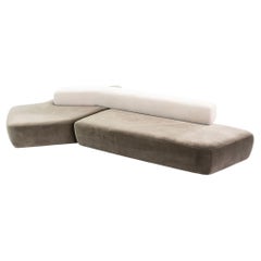 2020s Patricia Urquiola for Moroso Rift Sofa in Multi Color Upholsteries