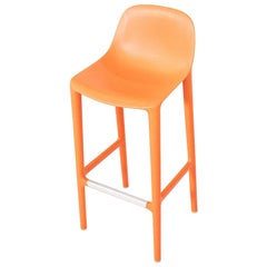 2020s Philippe Starck for Emeco Broom Bar Stool in Orange 8x Available