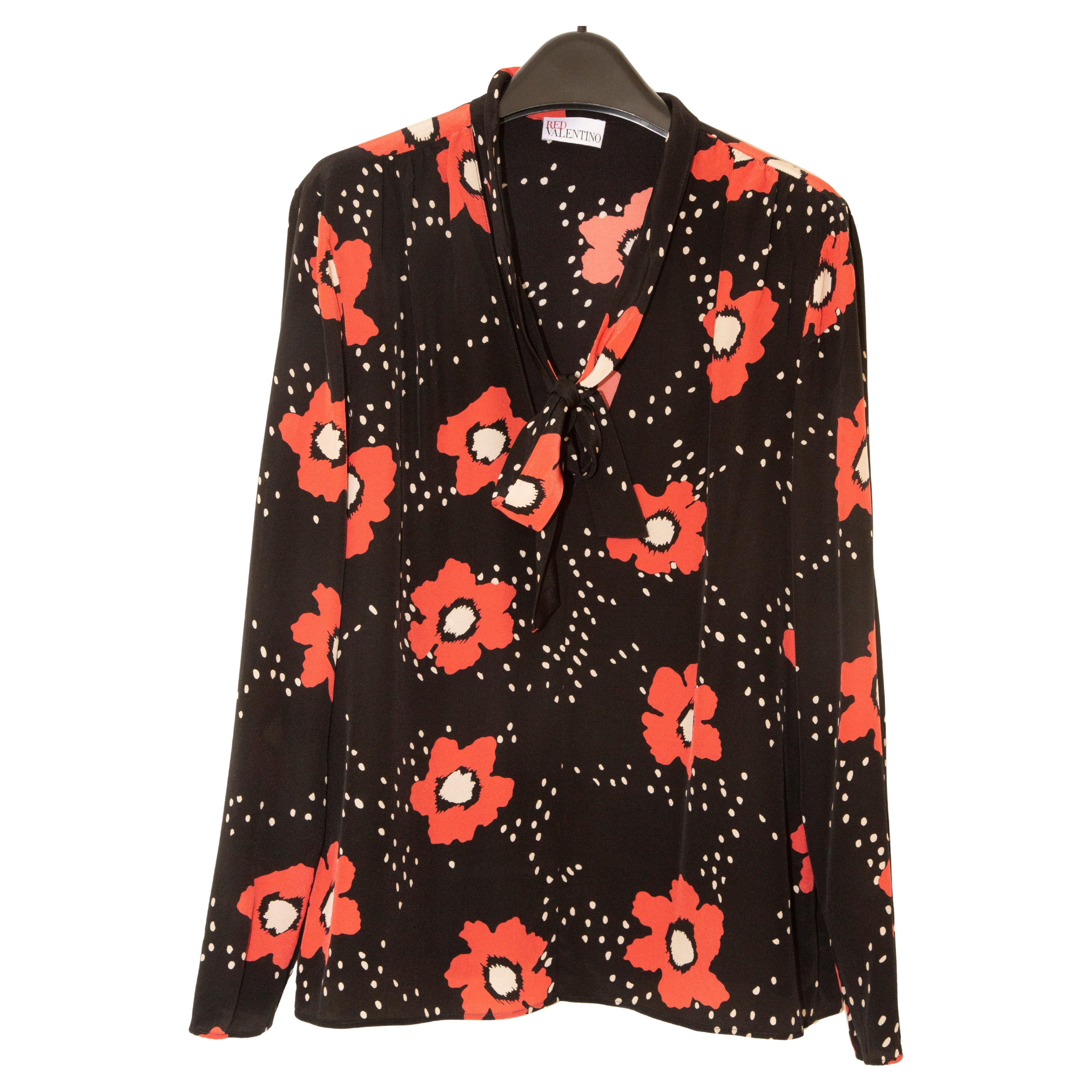 Camicetta anni 
20 in seta floreale di Valentino Taglia IT 44
