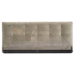 2020s Rodolfo Dordoni Minotti Andersen Quilt King Headboard, Grey / Green Fabric