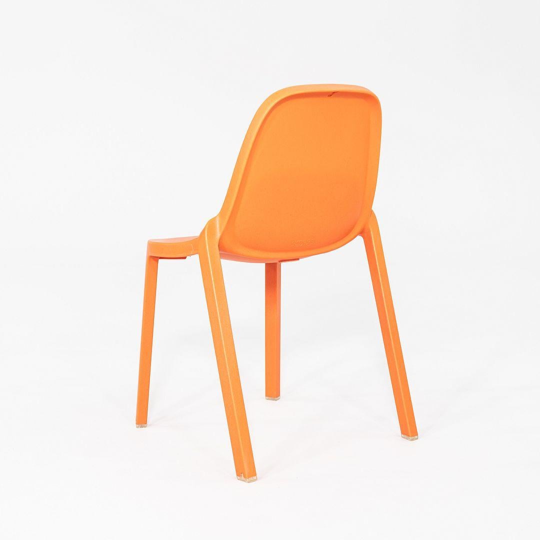 XXIe siècle et contemporain 2020s Set of Six Philippe Starck for Emeco Broom Stacking Chairs in Orange en vente