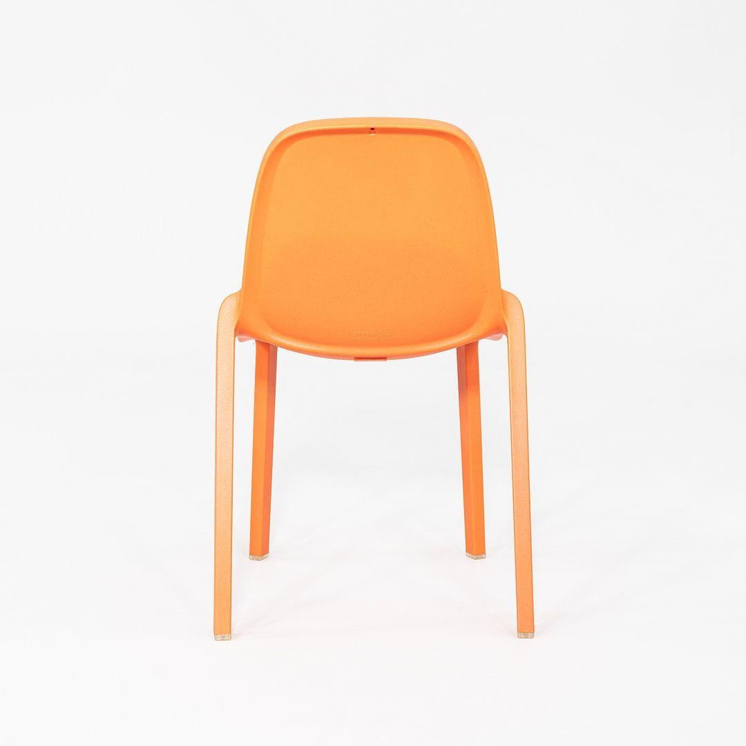 Bois 2020s Set of Six Philippe Starck for Emeco Broom Stacking Chairs in Orange en vente