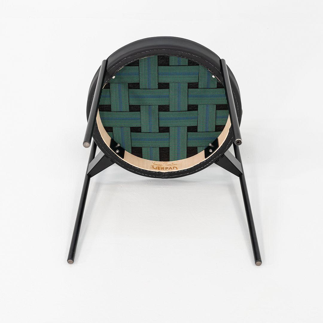 Set di dieci sedie da pranzo Verner Panton per Verpan Serie 430 in pelle del 2020 in vendita 5