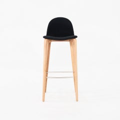 2020s Set of Three Nadia Arratibel for Ondarreta Bob Bar Stools in Beech