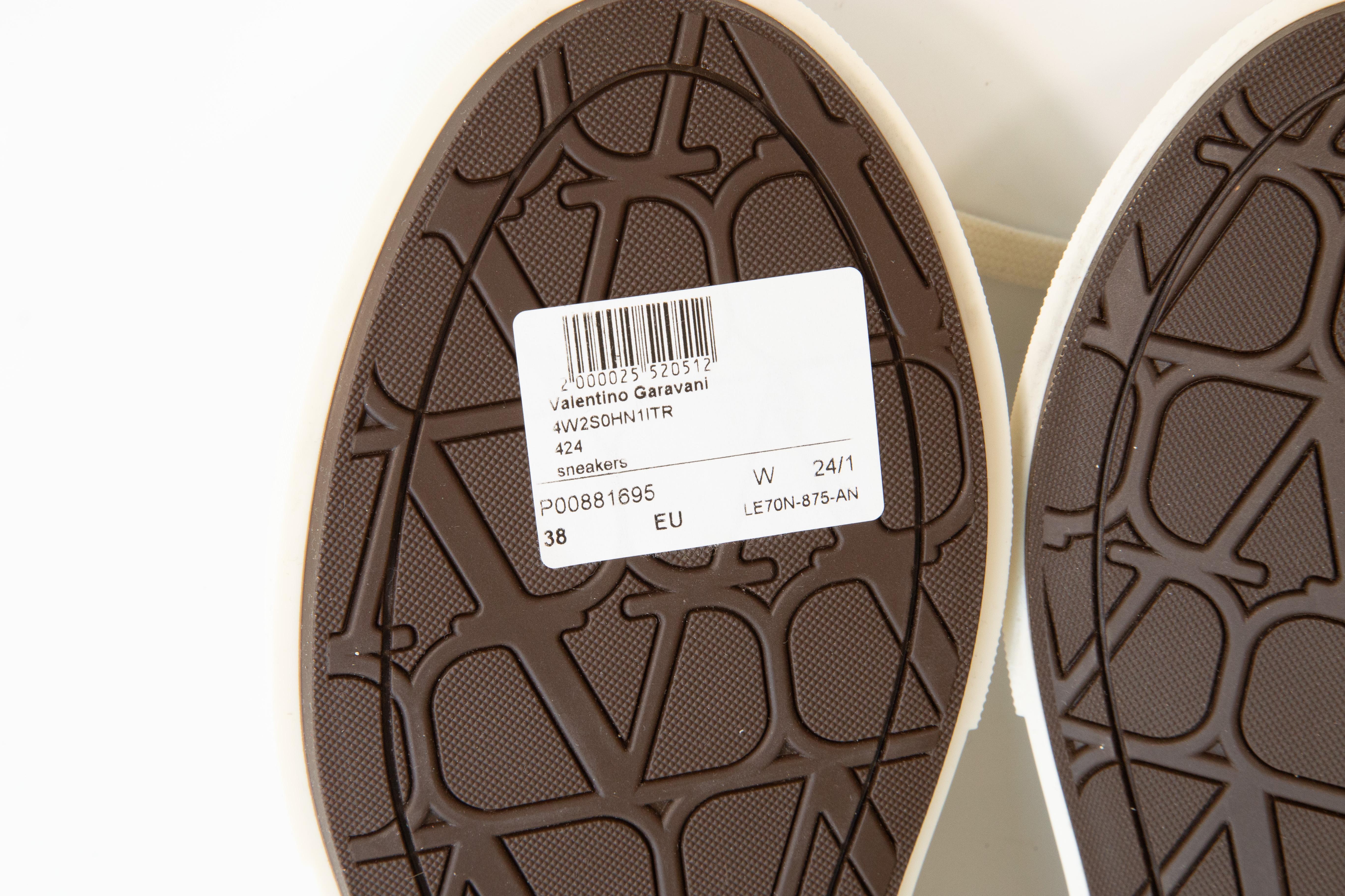 2020s Valentino Garavani Totaloop Platform Canvas Trainers For Sale 6