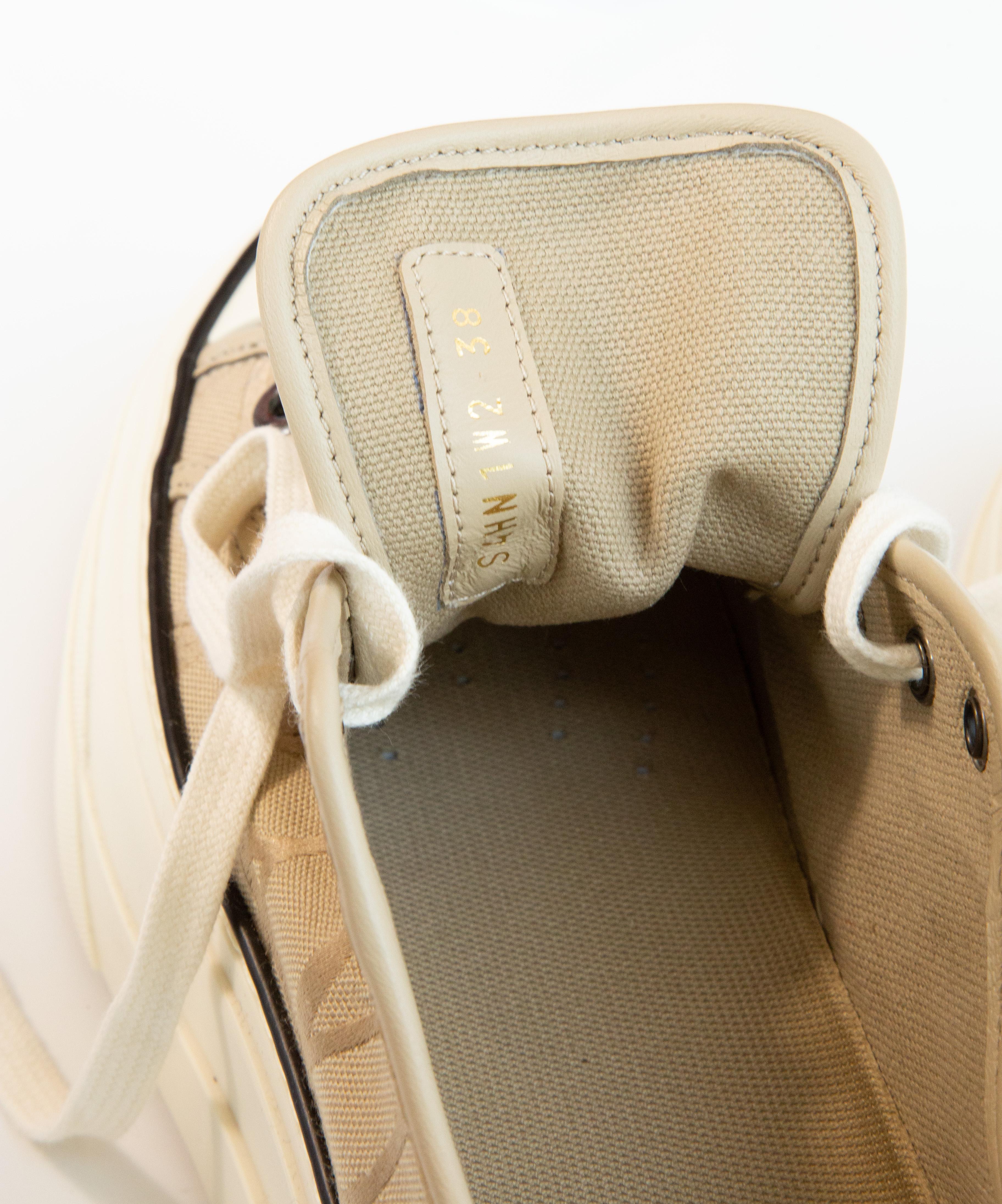 2020s Valentino Garavani Totaloop Platform Canvas Trainers For Sale 2
