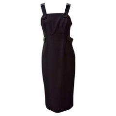 Robe noire Versace 2021/2022 FW, taille IT 42 (US 6/8)