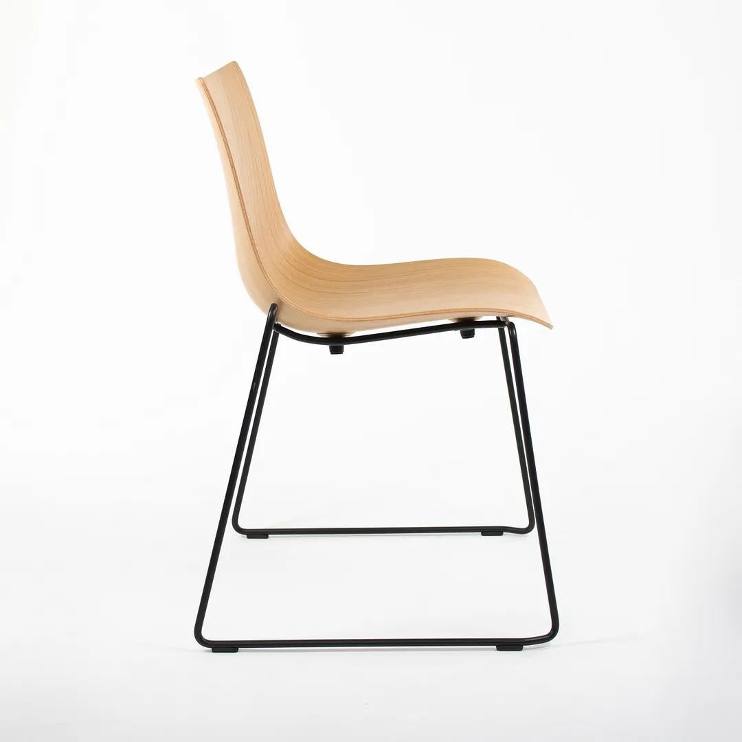 Scandinavian Modern 2021 BA003T Preludia Sled Dining Chair by Brad Ascalon for Carl Hansen in Oak For Sale