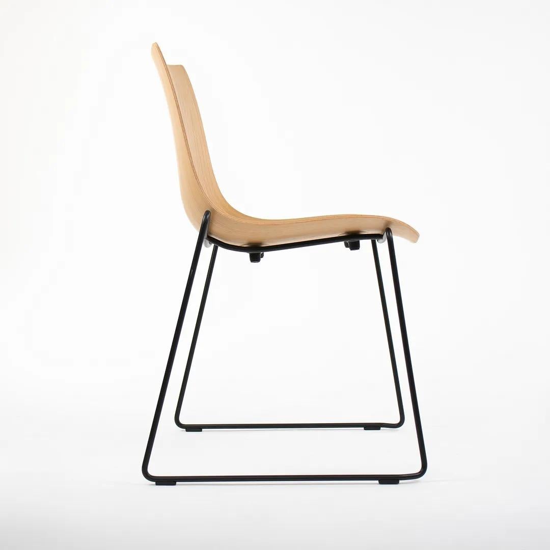 Danish 2021 BA003T Preludia Sled Dining Chair by Brad Ascalon for Carl Hansen in Oak For Sale